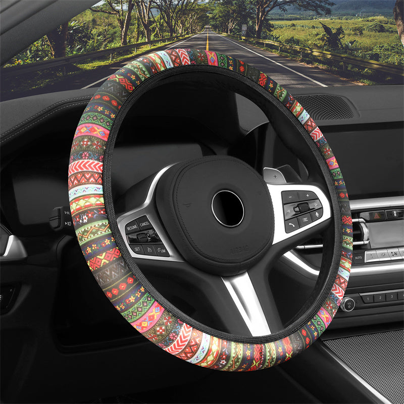 Car Steering Wheel Printing Protective Cover