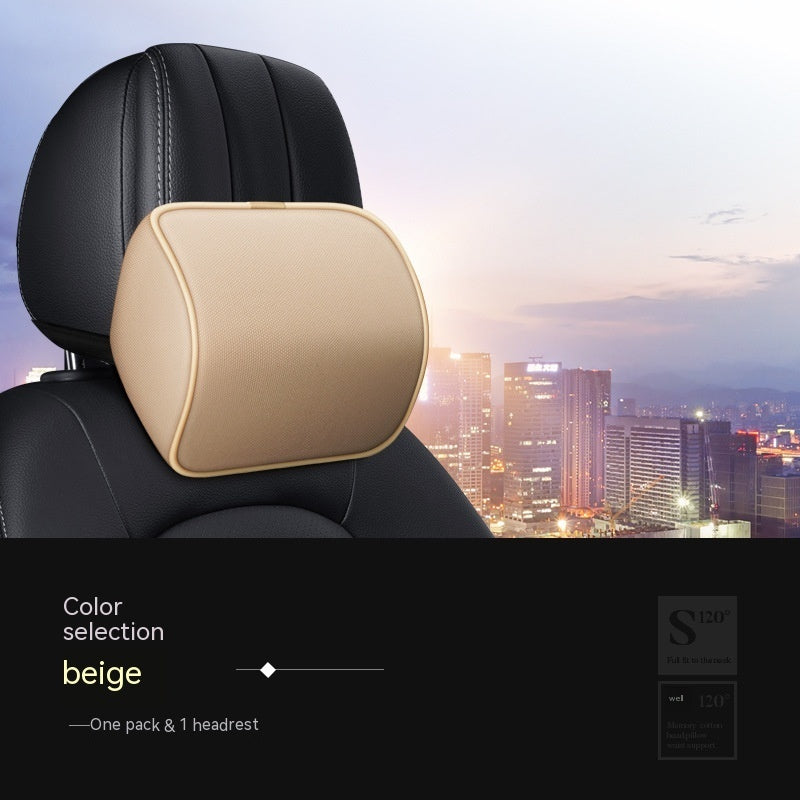 Comfortable Memory Foam Headrest Car Interior