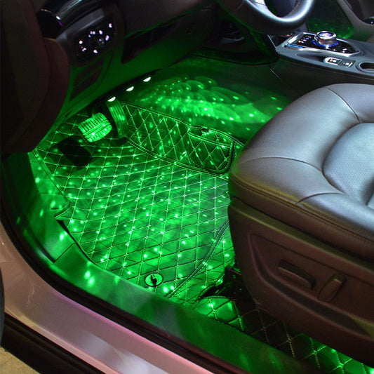 Car Decorative Lamp USB LED Light Star Starry Night Automobile Atmosphere Light Car Interior Accessories