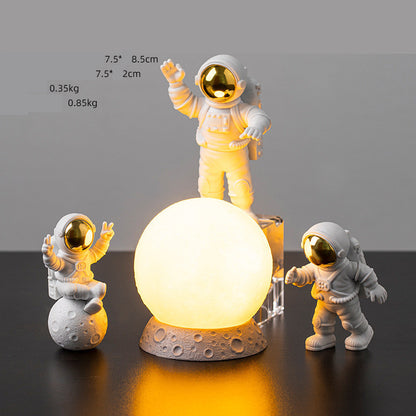 Car Small Ornaments And Cute Astronaut Interior Decorations